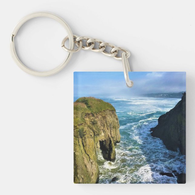 Yaquina Head Outstanding Natural Area, Oregon Key Ring (Front)