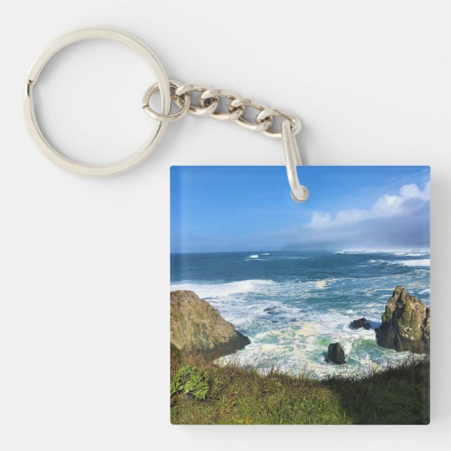 Yaquina Head Outstanding Natural Area, Oregon Key Ring (Front)