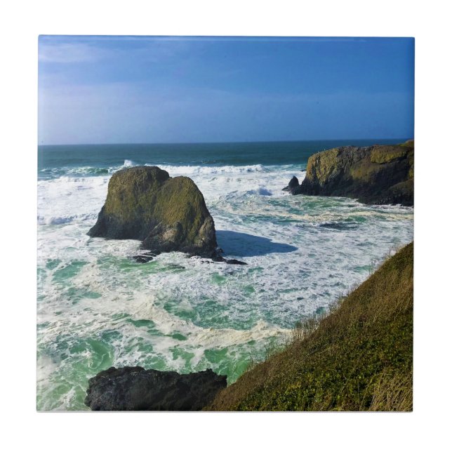 Yaquina Head Outstanding Natural Area, Oregon Tile (Front)
