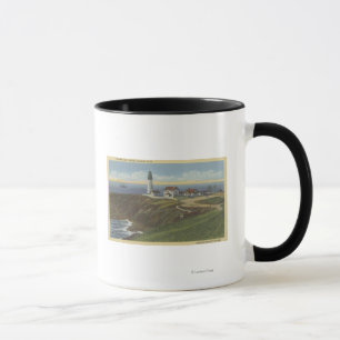 Yaquina Light House on Yaquina Head Mug