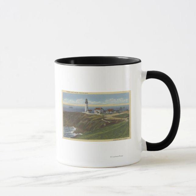 Yaquina Light House on Yaquina Head Mug (Right)
