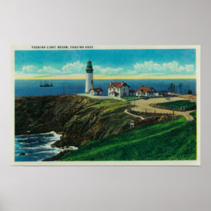 Yaquina Lighthouse and Yaquina HeadYaquina, OR Poster