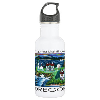 Yaquina Lighthouse ~ Oregon 532 Ml Water Bottle