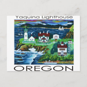 Yaquina Lighthouse ~ Oregon Postcard