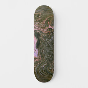 Yard Dog 1 Wild Pink Green Abstract Skateboard