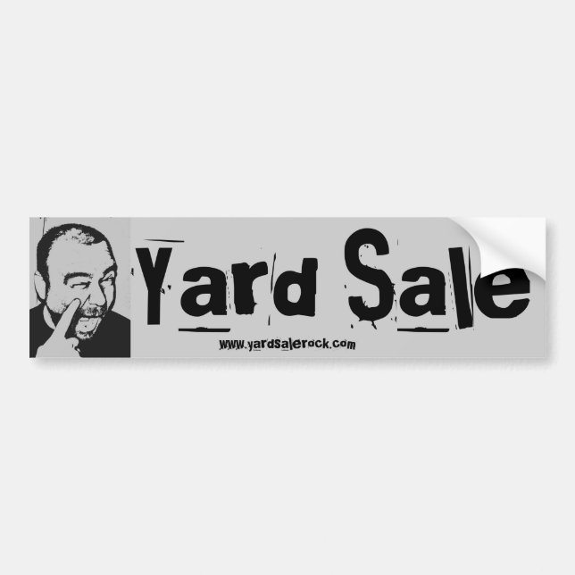 Yard Sale Bumper Sticker (Front)
