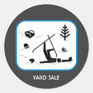 Yard Sale Classic Round Sticker