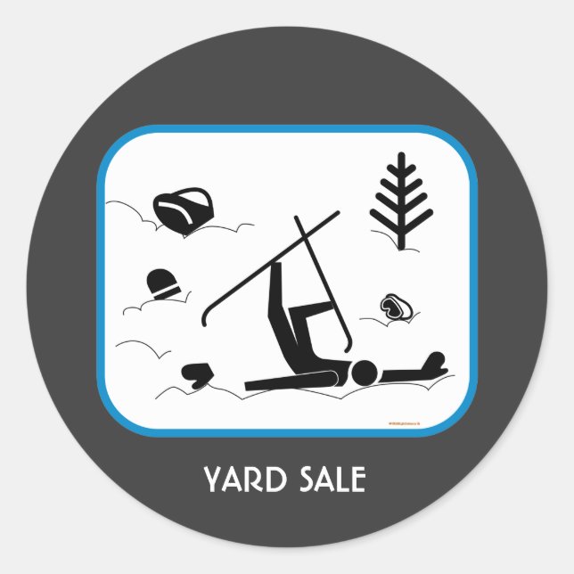 Yard Sale Classic Round Sticker (Front)