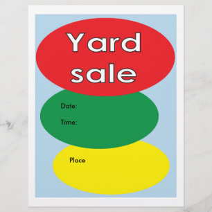 Yard sale flyer