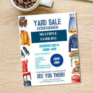Yard sale  flyer
