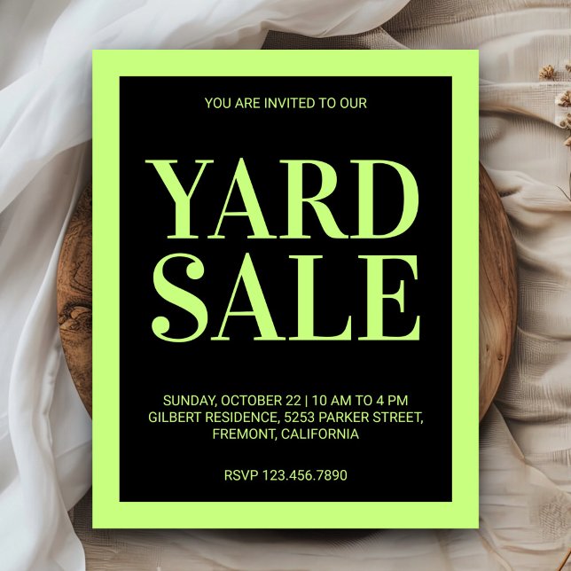Yard Sale Flyer (Creator Uploaded)