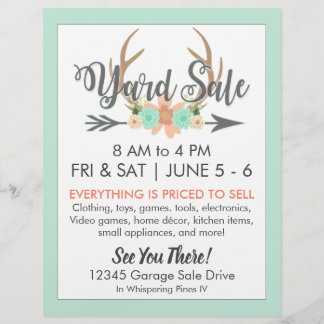 Yard Sale Flyer Template