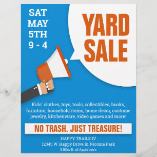 Yard Sale Flyer Template