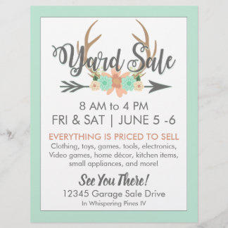 Yard Sale Flyer Template