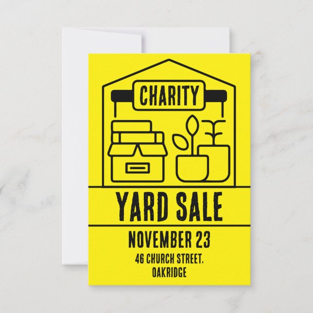 Yard Sale Invitation (Front)