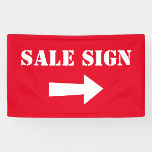 Yard sale or garage sale banner