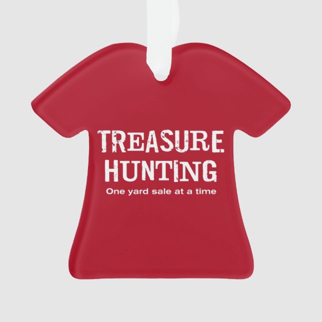 Yard Sale Shopping  Ornament (Front)