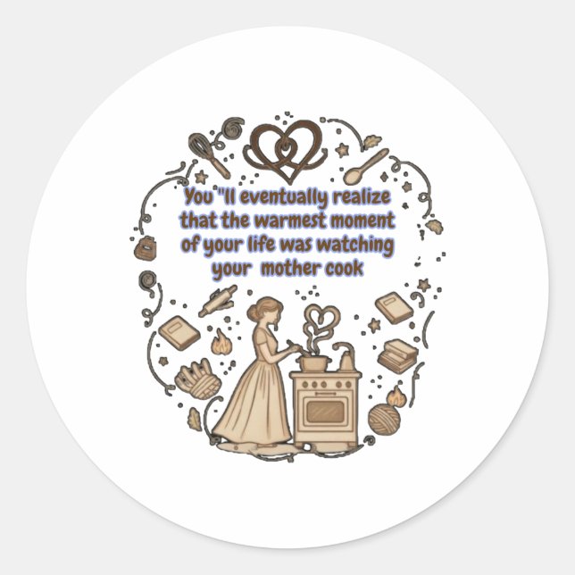 Yard Sign Classic Round Sticker (Front)