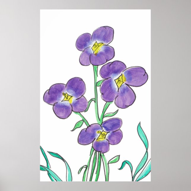 Yard Violets -D.C.B.2022, Poster (Front)