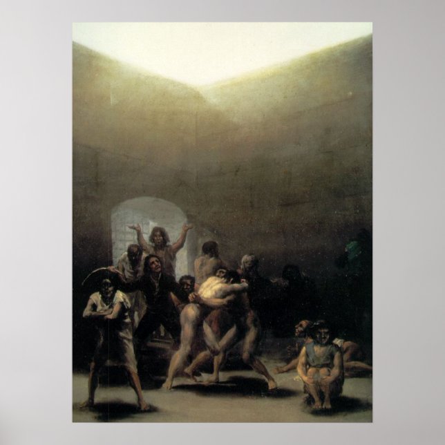 'Yard with Lunatics' Poster (Front)