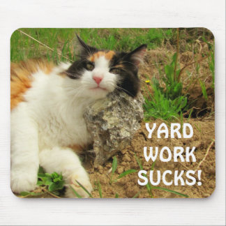 Yard Work Sucks Mouse Mat