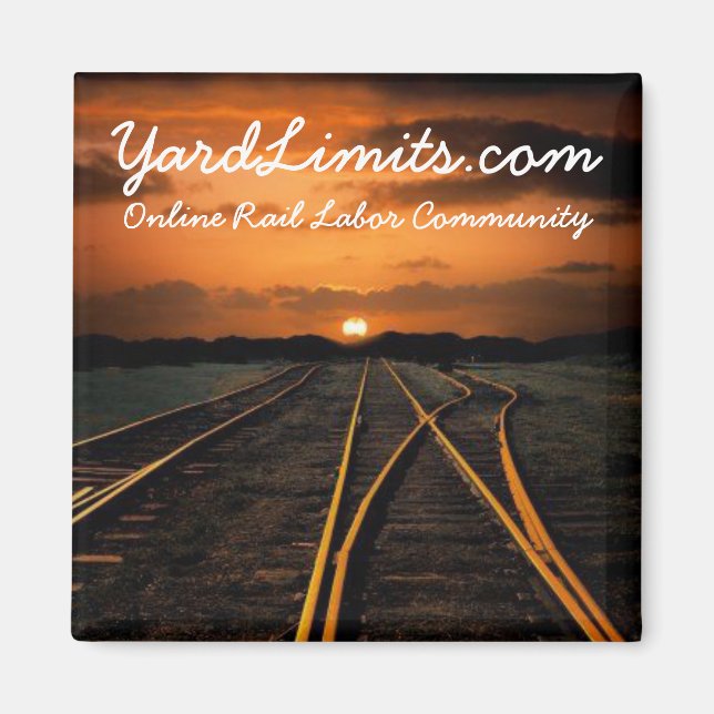 YardLimits.com Magnetic Button Magnet (Front)