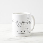 Yareli peptide name mug (Front Right)