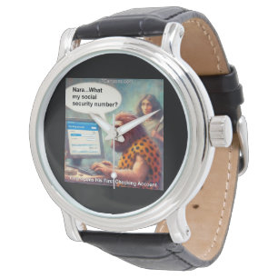 Yarg’s First Login: Banking Like a Caveman Watch