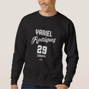 Yariel Rodriguez 29 Toronto Baseball Vintage MLBPA Sweatshirt