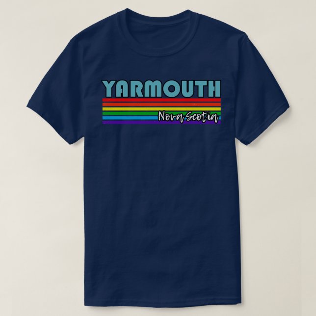 Yarmouth Nova Scotia Pride Yarmouth LGBT Gift LGBT T-Shirt (Design Front)
