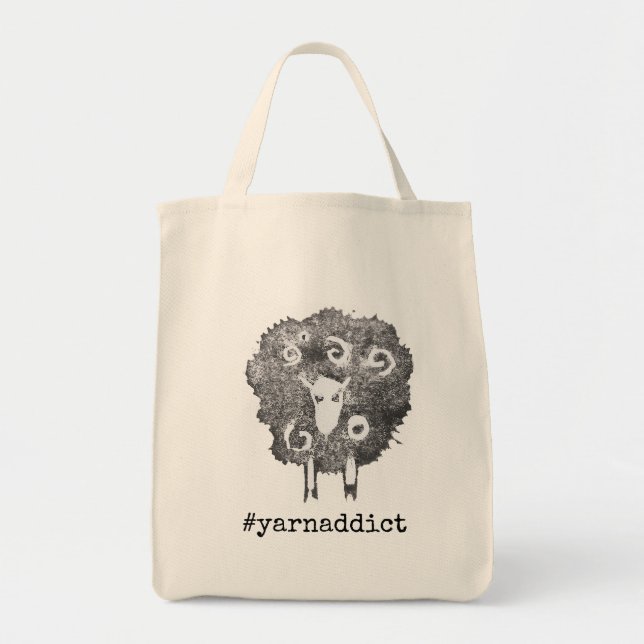 Yarn addict Knitting| Crochet Project Bag (Front)