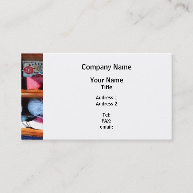 Yarn and Thread in General Store Business Card (Front)