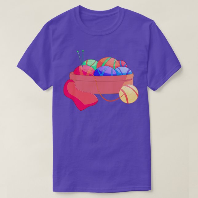 Yarn Balls  T-Shirt (Design Front)