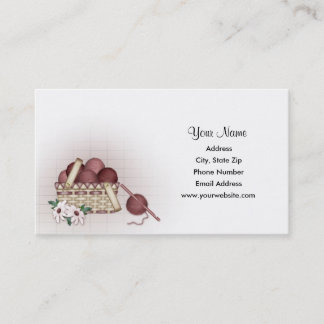 Yarn Basket - Crochet Business Cards