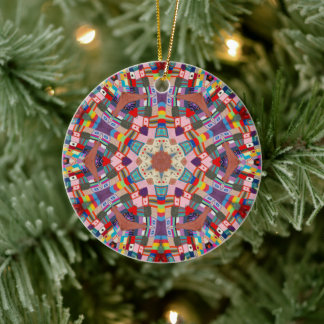 Yarn Bomb Series | Explosion 8 Ceramic Tree Decoration
