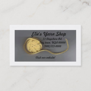 "Yarn" Business Card