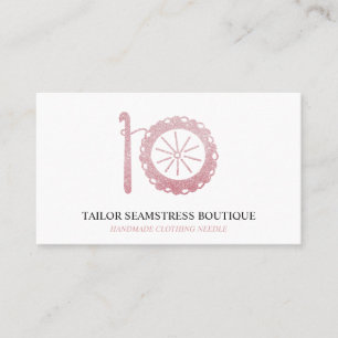 Yarn Crochet Hook Business Card