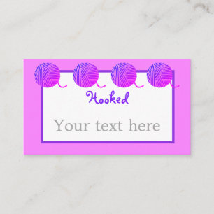 Yarn Crochet/Knit Business Card