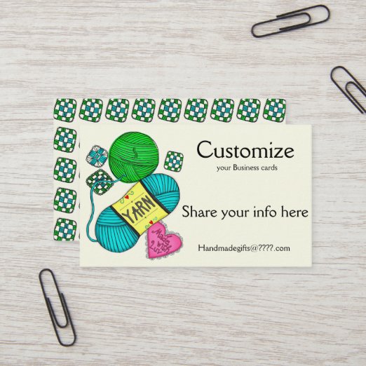 Crochet Business Cards | Zazzle UK