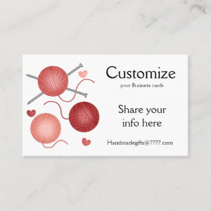 Yarn/Crochet/Knitting Business Cards