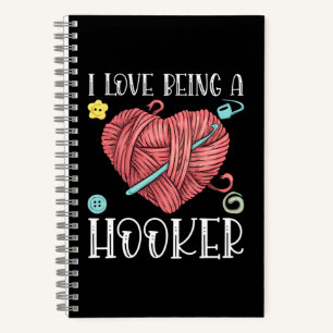 Yarn Crocheting Knitting Day Notebook