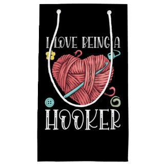 Yarn Crocheting Knitting Day Small Gift Bag