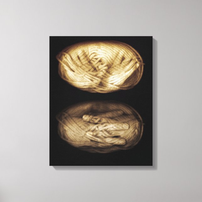 Yarn hands 2013 canvas print (Front)