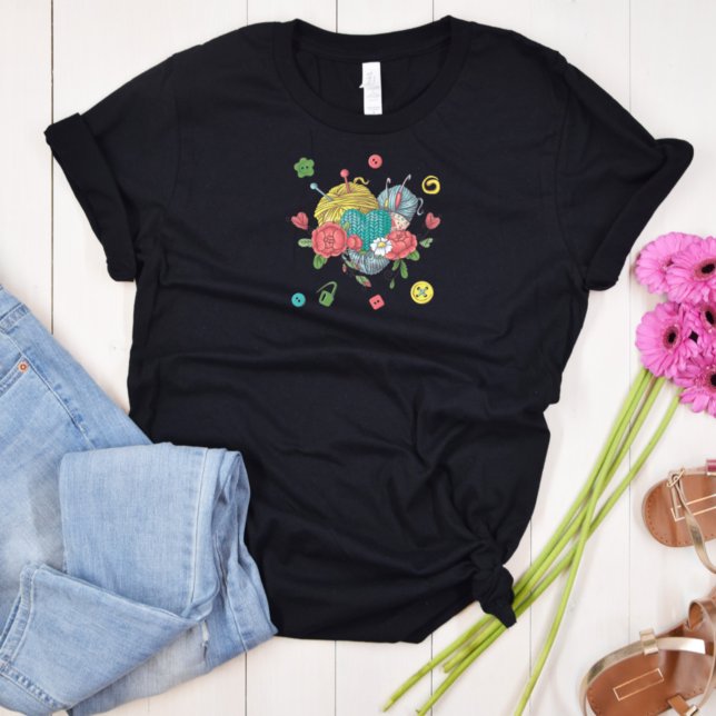 Yarn Heart Crochet Lover's   T-Shirt (Creator Uploaded)