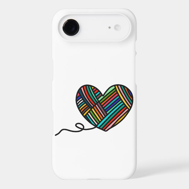 Yarn Heart iPhone Case (Back)