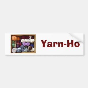 Yarn-Ho Bumper Sticker