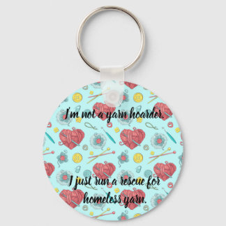 Yarn Hoarder Key Ring