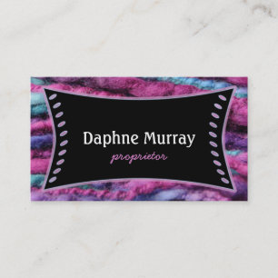 Yarn Knit Crochet Shop Business Card