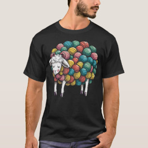 Yarn Lamb Knitting Funny T-Shirt