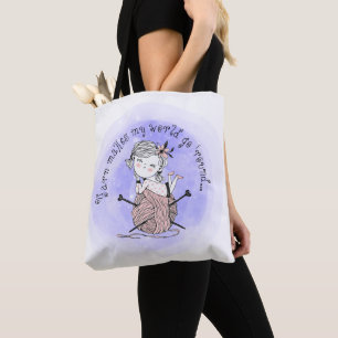 Yarn Makes My World Tote Bag